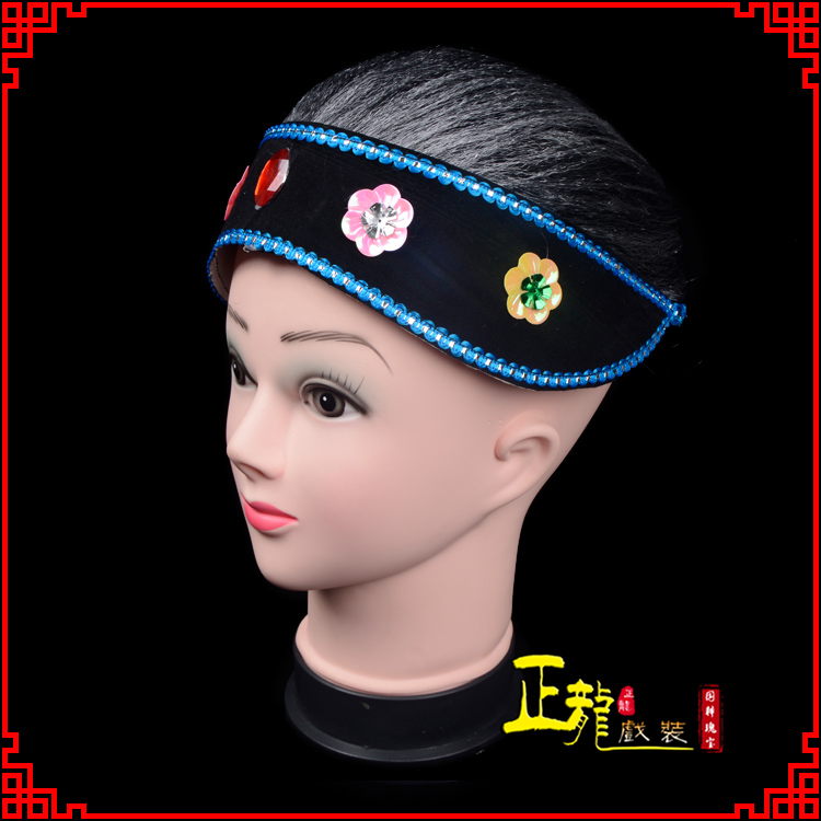 桥西老旦媒婆穷老太婆假发套 老旦头套