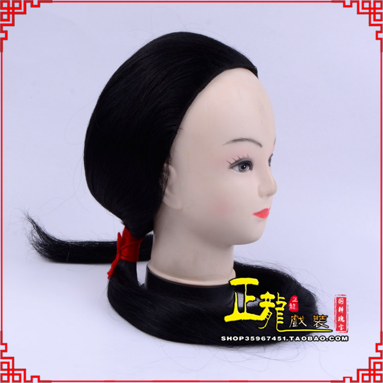 桥西古装影视演出头套花旦假发 真发古装发