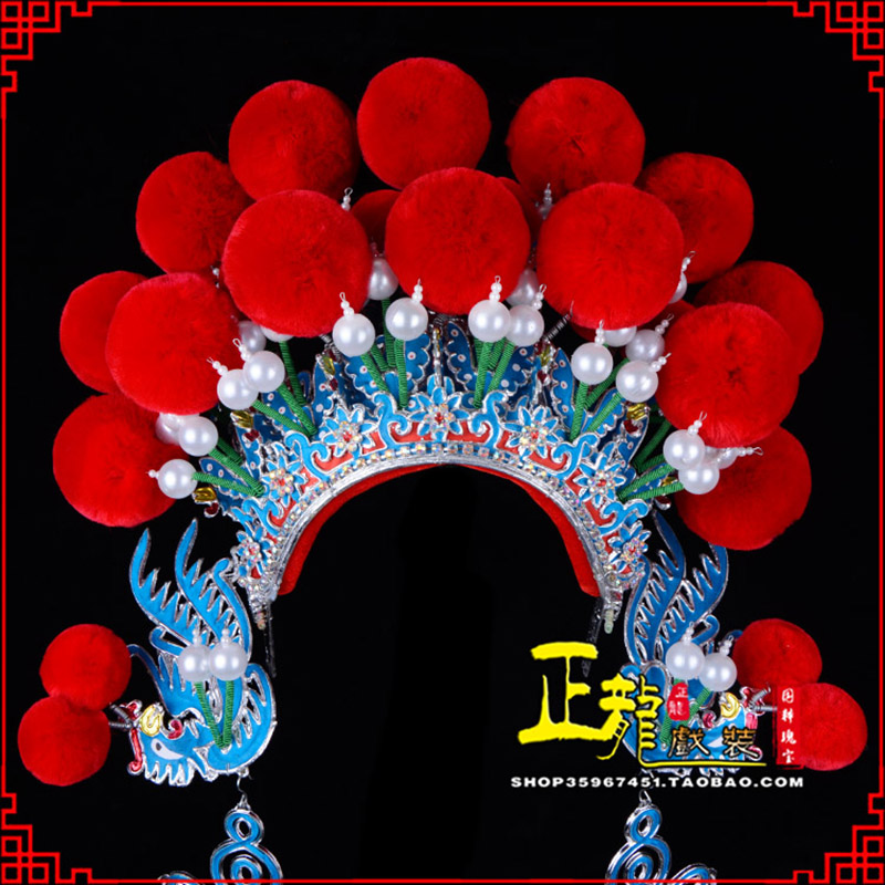 桥西戏曲盔帽武旦穆桂英花木兰女将 中档七星帽