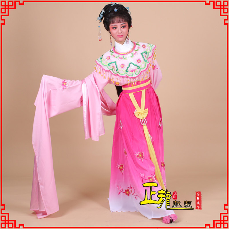 桥西水袖青衣练功花旦服 梅花古装衣