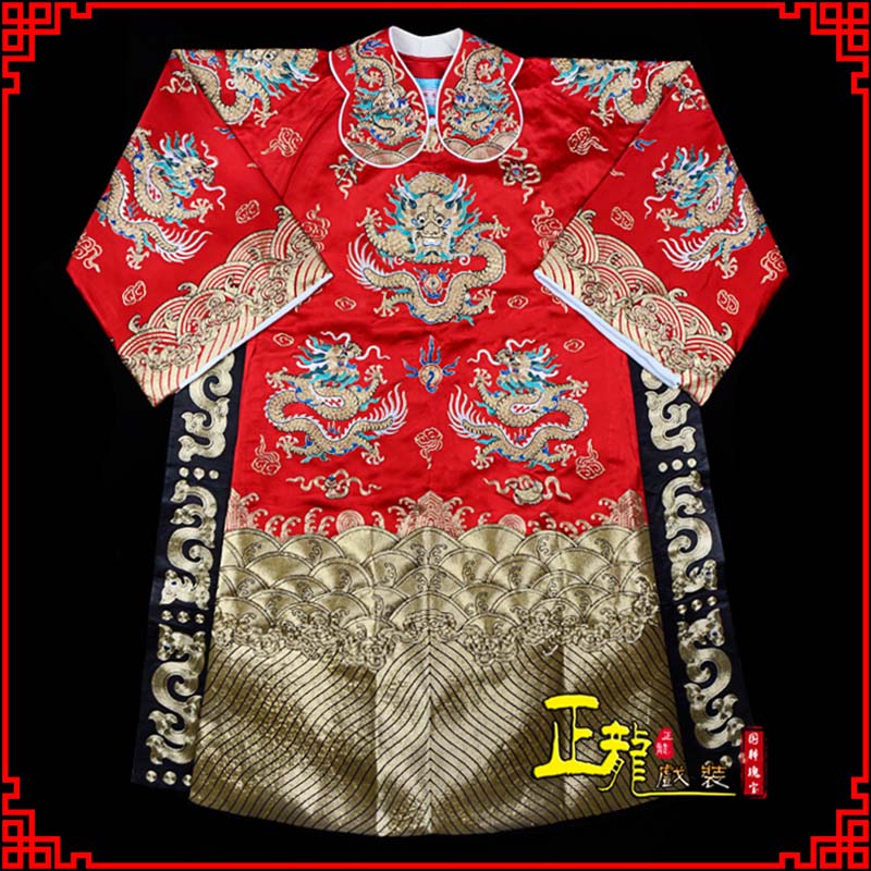 桥西皇帝蟒袍全金八宝团龙蟒