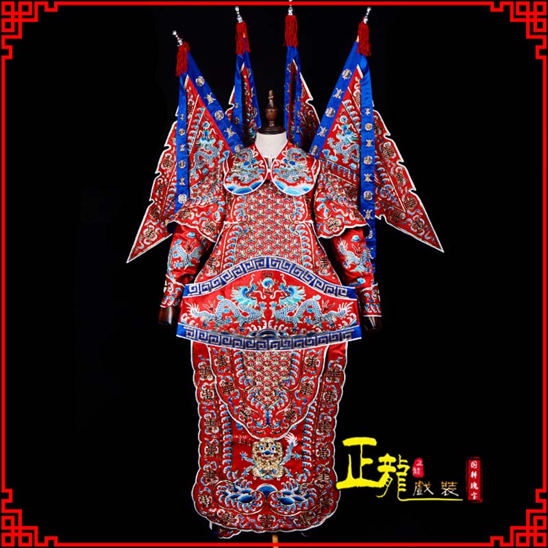 桥西武生戏服戏曲武将靠